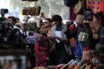 Katrina Kaif, Aditya Roy Kapoor goes shopping in Janpath for promoting Fitoor on 6th Feb 2016